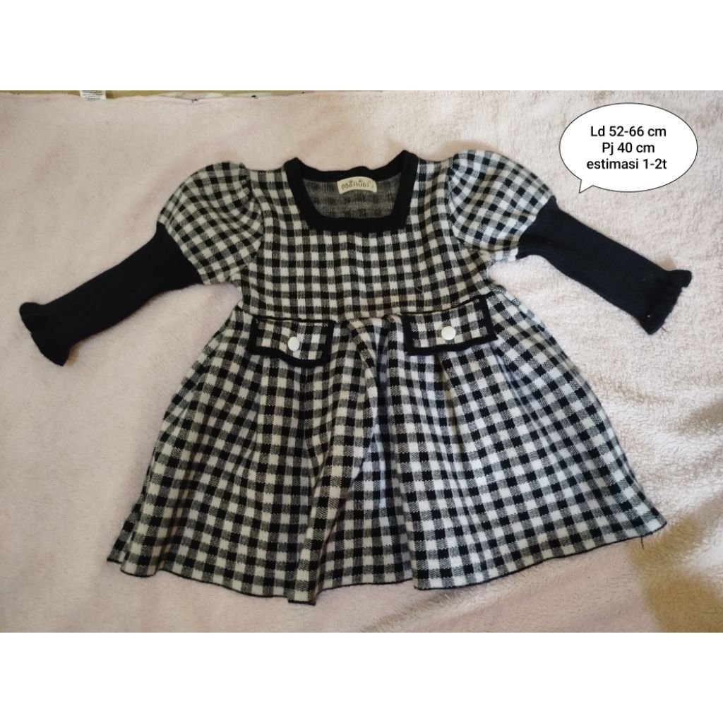 PL dress rajut anak