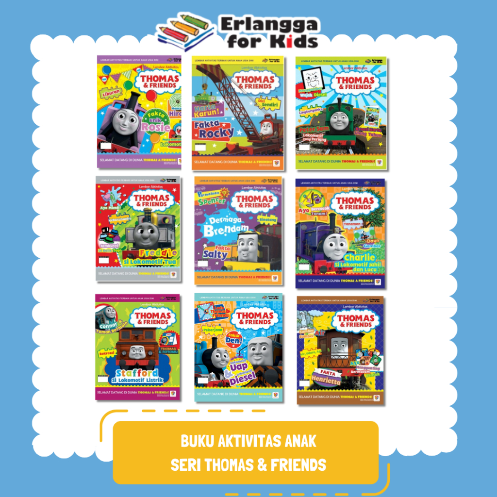 [Erlangga Official] Buku Lembar Aktivitas Thomas