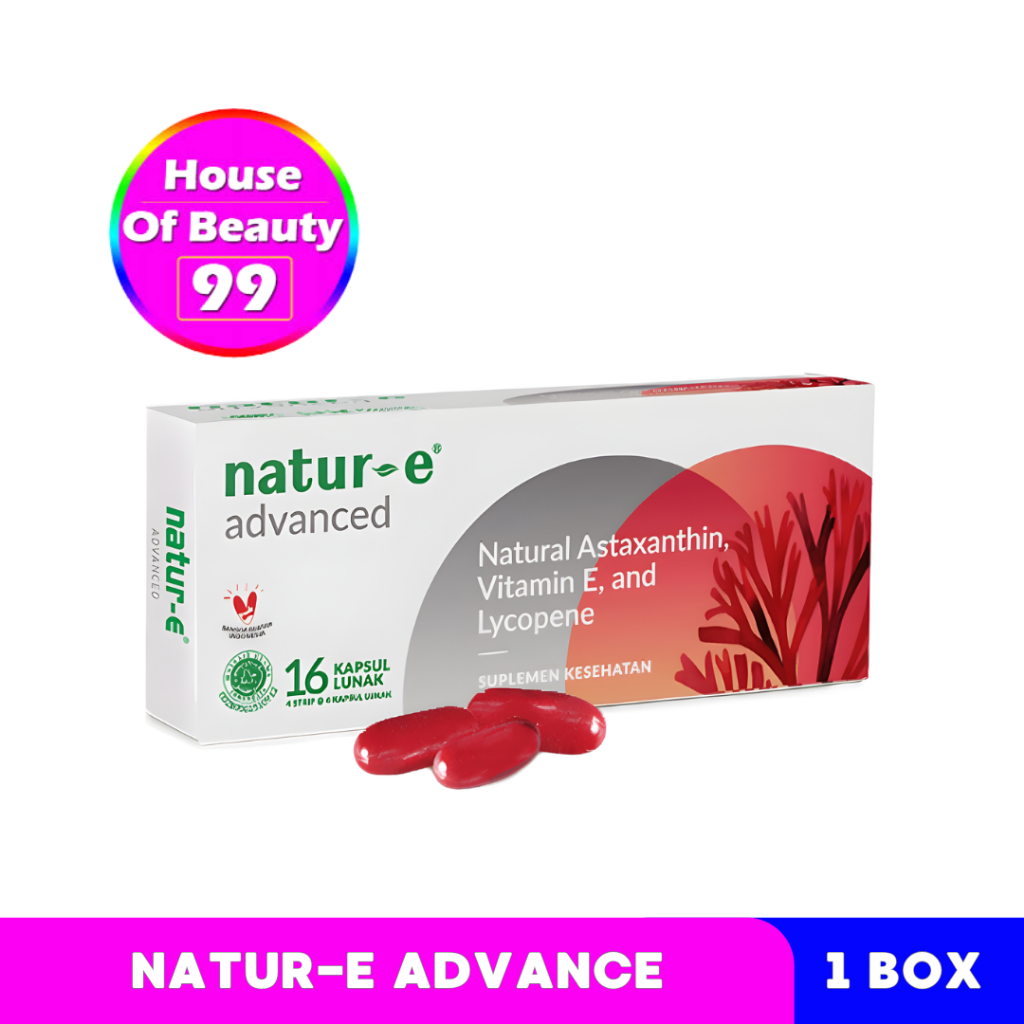 Natur E Advanced isi 16 Kapsul Vitamin E - Suplemen Kecantikan