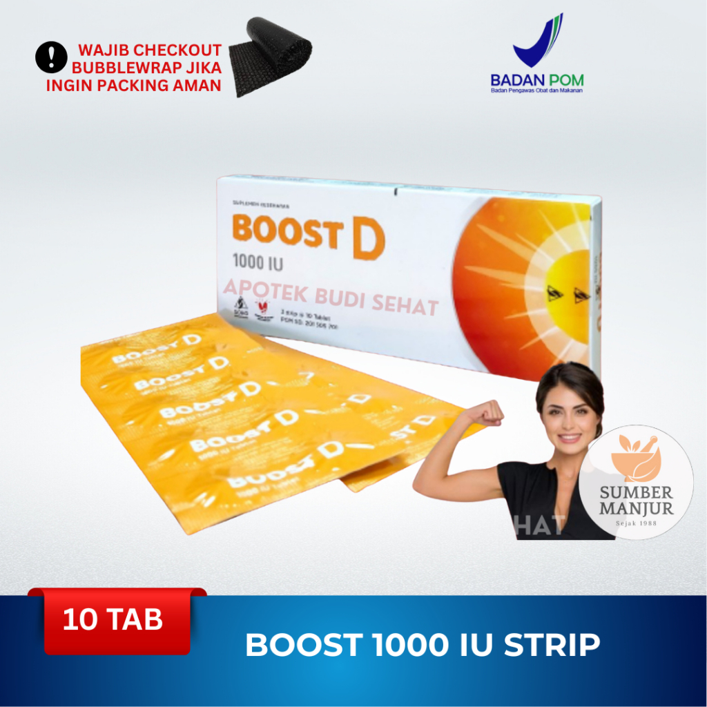 BOOST D 1000 IU / BOOST D 1000 STRIP ISI 10 TAB