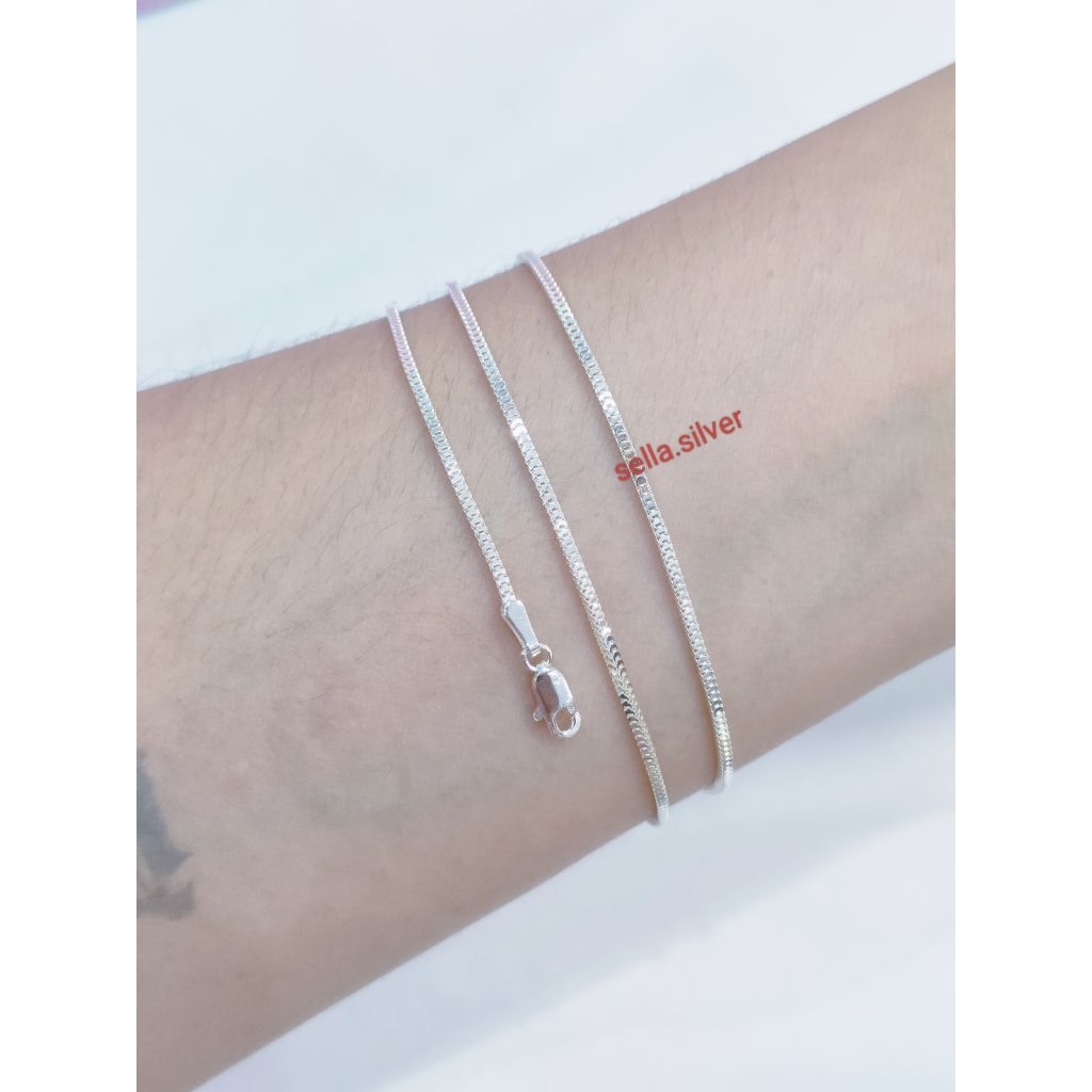 KALUNG MILANO PERAK ASLI 925 LAPIS EMAS