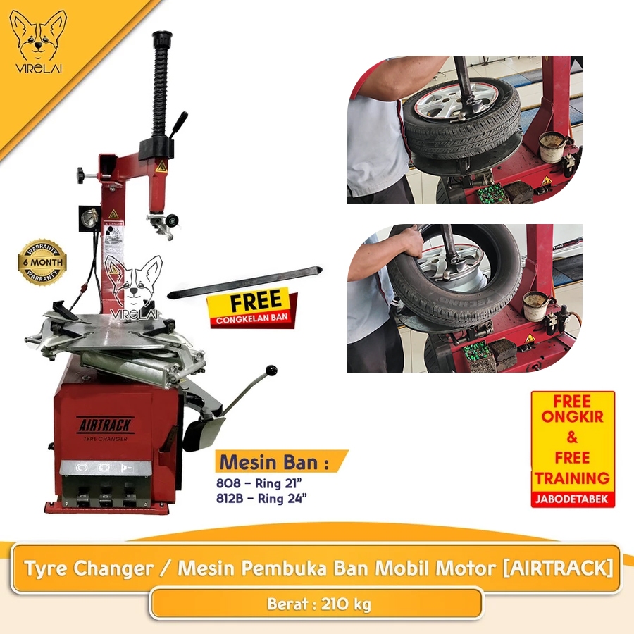 Tyre Changer Mesin Pembuka Ban Mobil Motor [Airtrack] GARANSI R20-R24
