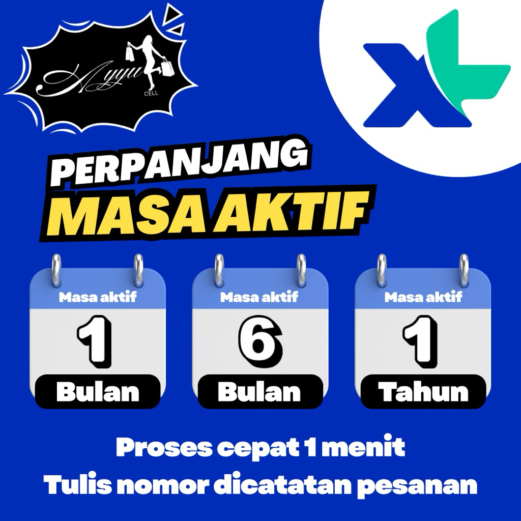 PERPANJANGAN MASA AKTIF XL 1TAHUN