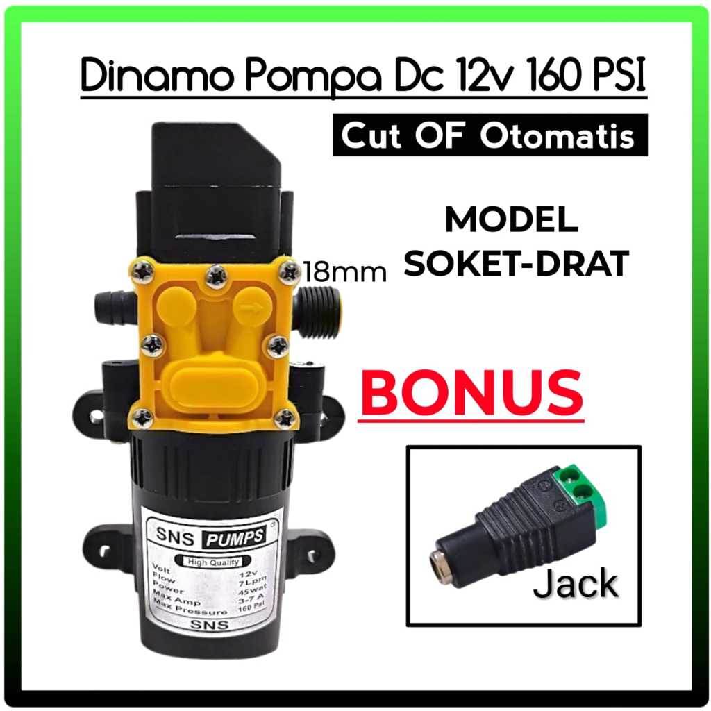 160psi Dinamo Pompa steam / dinamo pompa sprayer DC12V