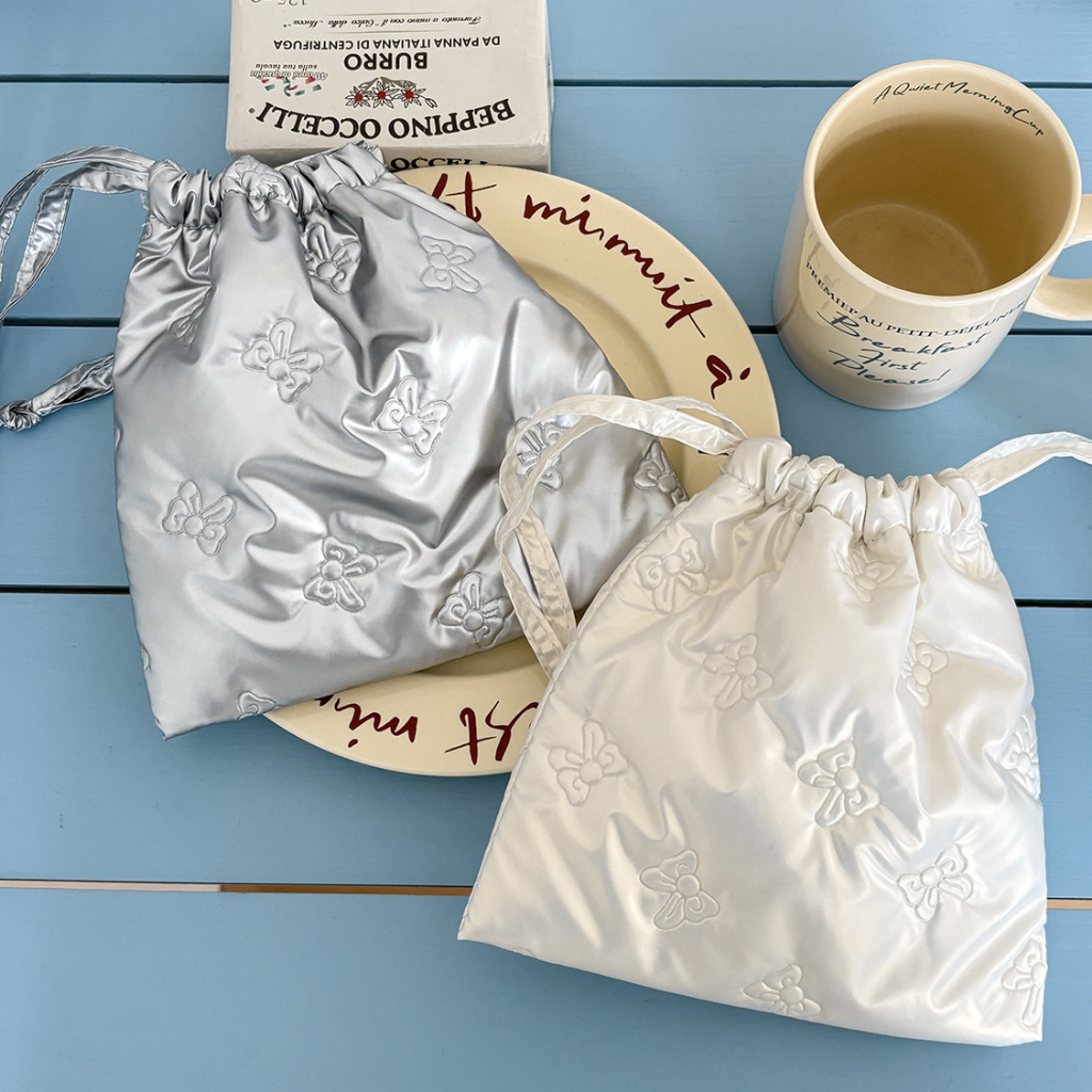 ELSA Pouch Serut Metalic Puffy Pouch make up Mini Pouch Cosmetic skincare multifunction Custom CSB20