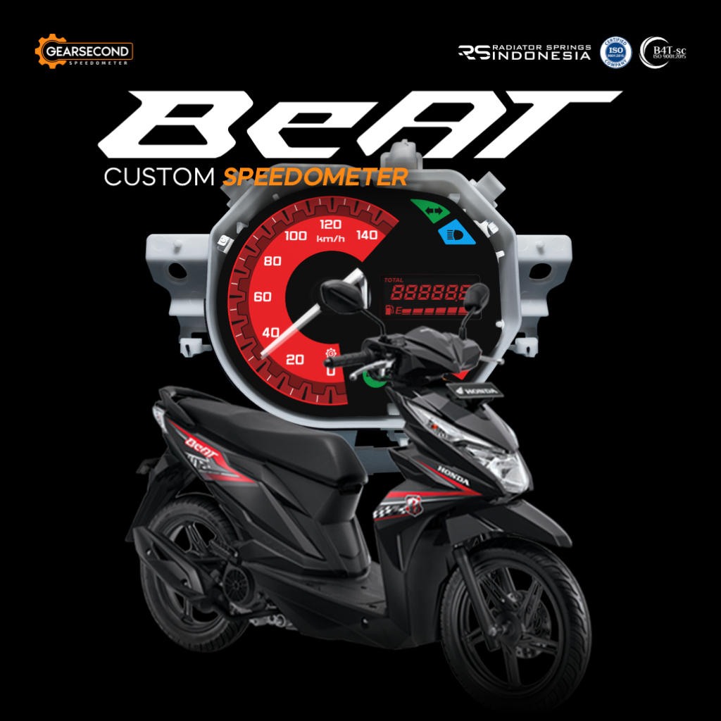 PANEL SPEEDOMETER CUSTOM BEAT ESP - GEARSECOND