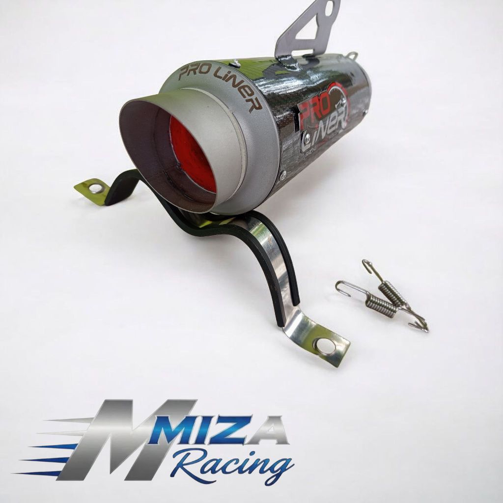 SLENCER KNALPOT PROLINER CARBON TR1 SHORT INLET 50 mm