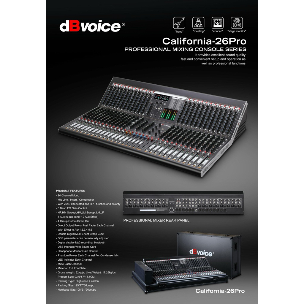 Mixer DB Voice California26pro