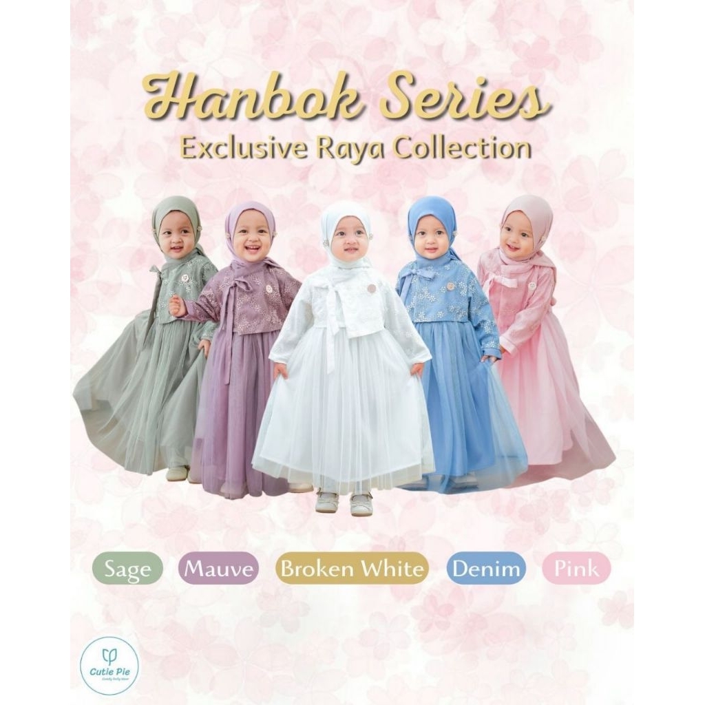 CUTIEPIE HANBOK | Hanbok non hijab | Hanbok gamis anak muslim model korea tile mewah untuk pesta leb