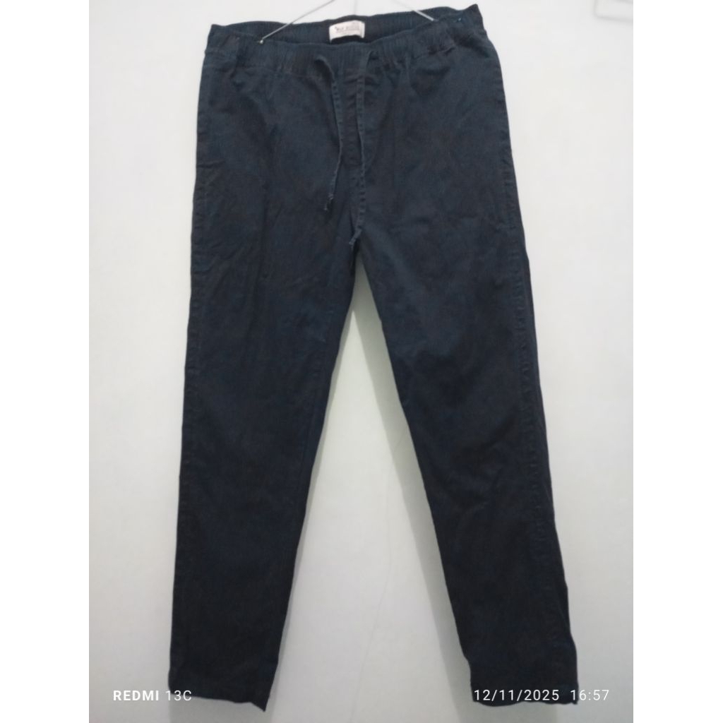 preloved celana panjang chino navy w&p house