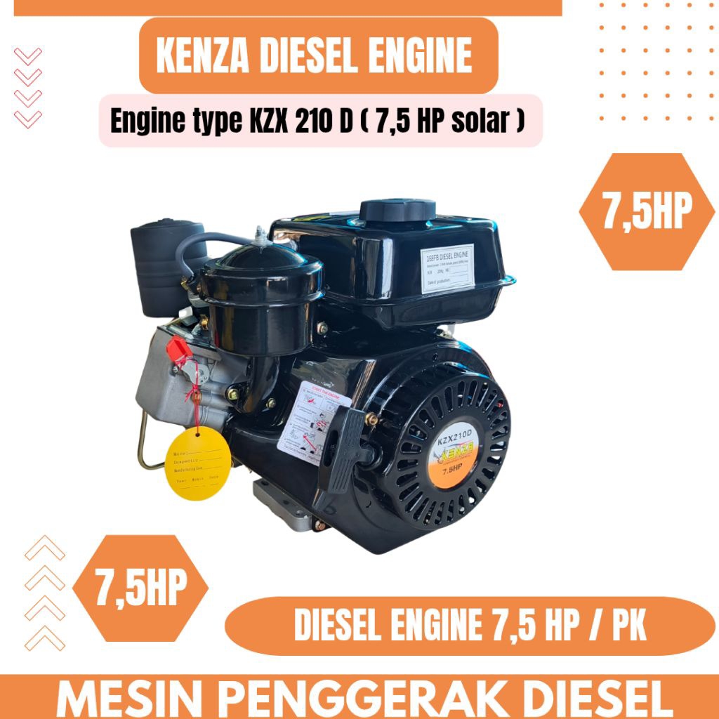 Mesin penggerak diesel solar, mesin penggerak kenza solar