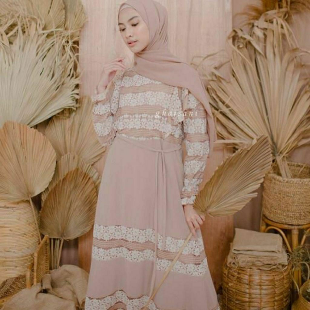 Preloved Kirana dress brokat ghaisani
