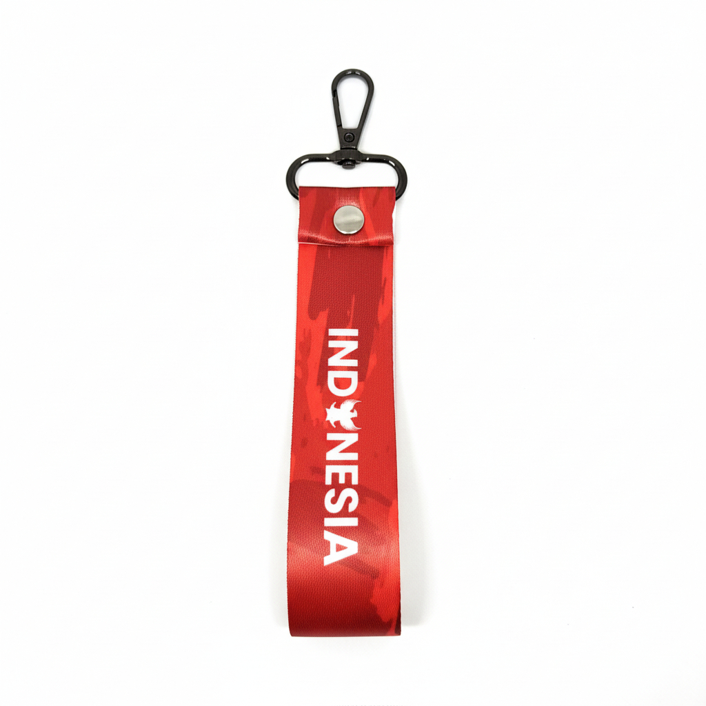 Keychain Gantungan Kunci Indonesia Tanah Air Beta Merah Putih
