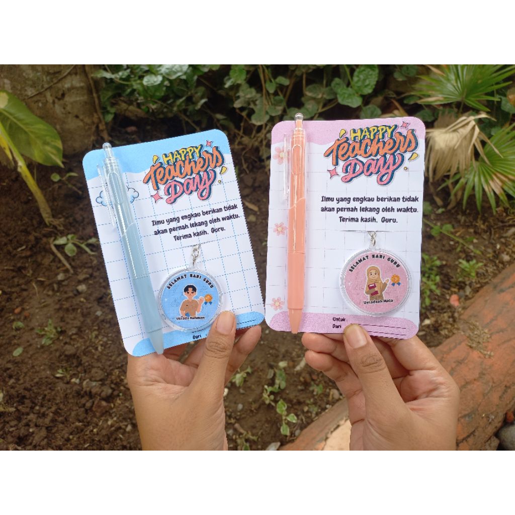gift hari guru | kado hari guru | tema guru perempuan