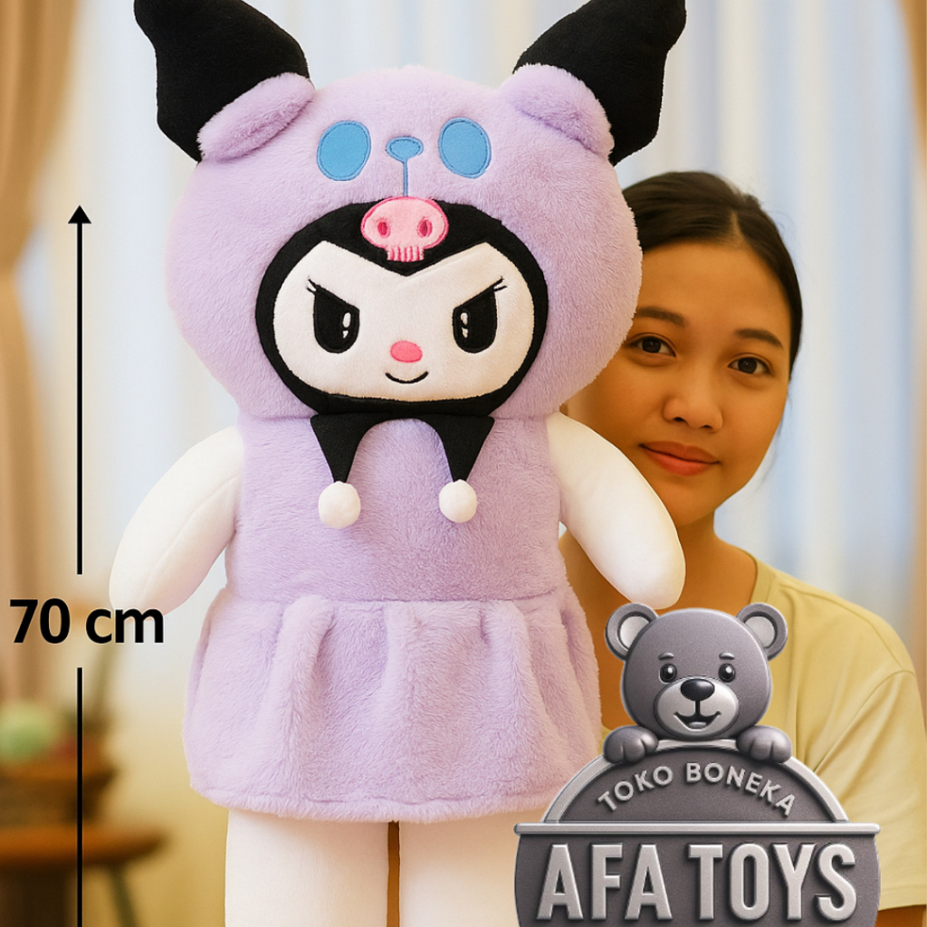 Boneka Kuromi ukuran XL