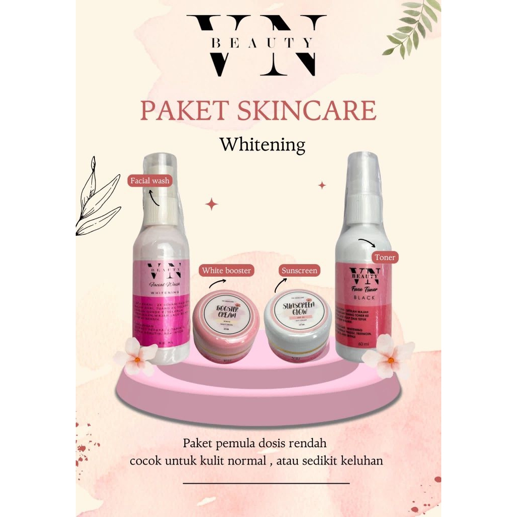 VN BEAUTY PAKET SKINCARE WHITENING SPF 50