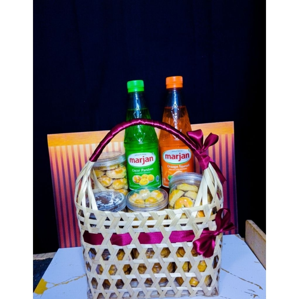 Keranjang Tas Hampers Bambu Tas Parcel Bambu Tas Parcel Lebaran