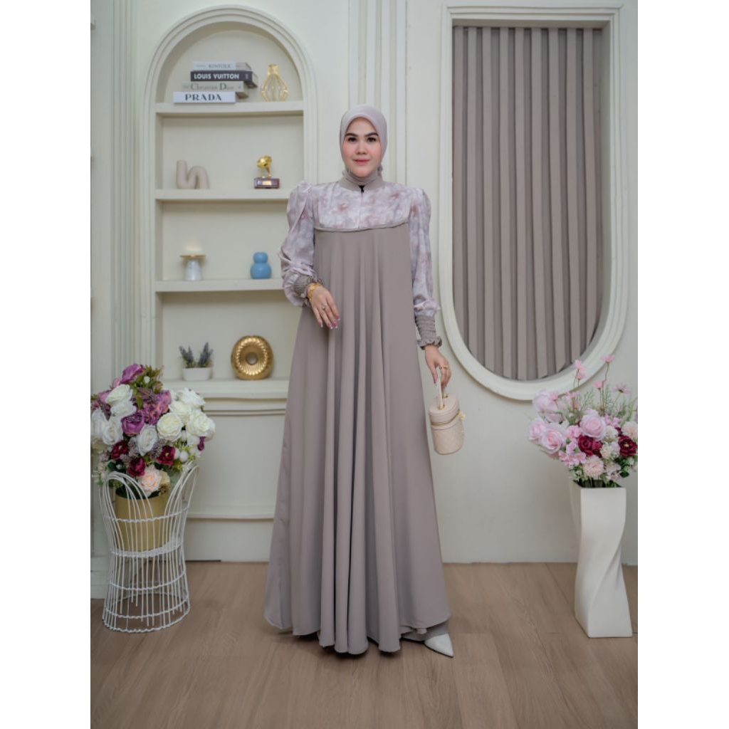 Gamis Syar'i Marbela Anti Uv/ Dres Wanita Terbaru