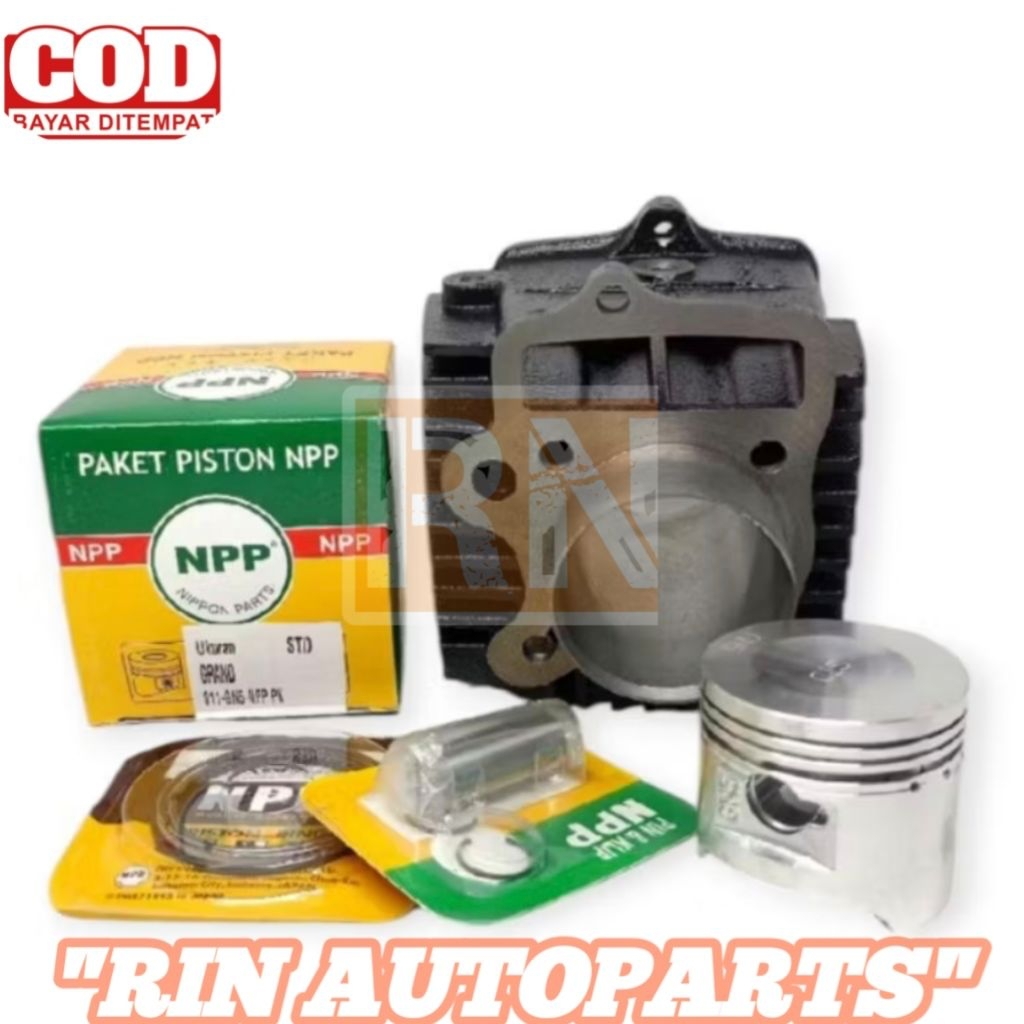 PAKET CLYNDER BLOK PISTON PLUS SEHER NPP ASTREA GRAND SUPRA X LAMA OLD WIN 100 ASLI ORIGINAL NPP