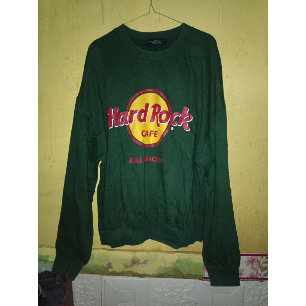 Crewneck Hard Rock Cafe boxy Second