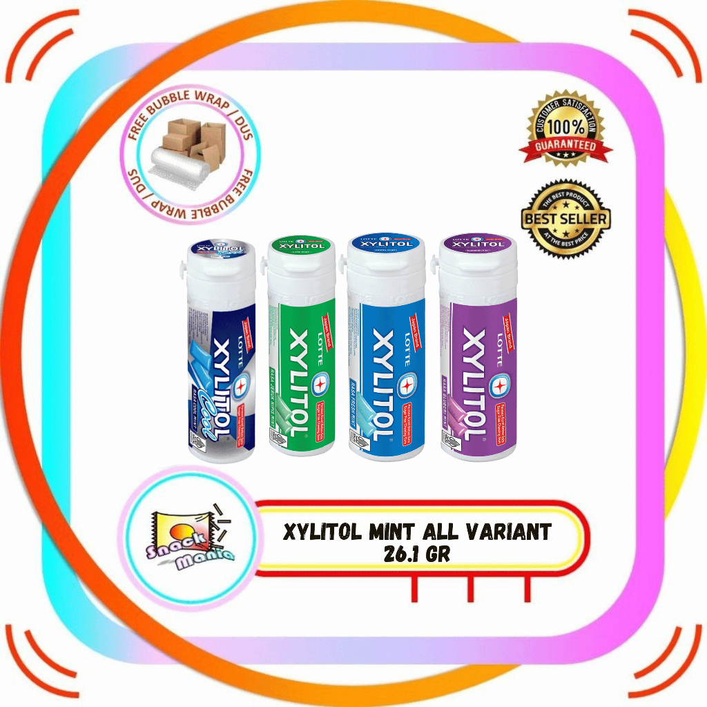 Xylitol Permen Karet Bebas Gula Mint ~ 26.1 gr
