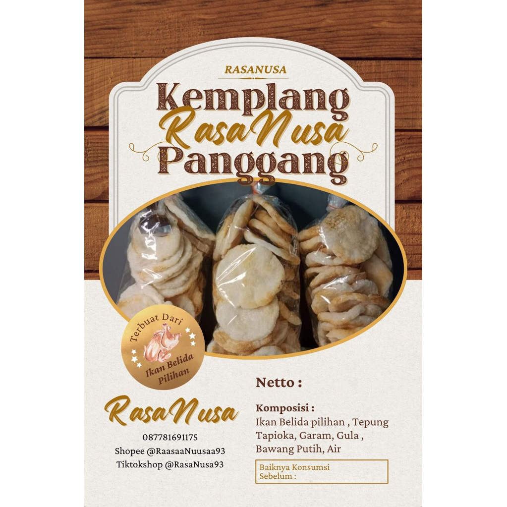 Kemplang Panggang Belida RasaNusa