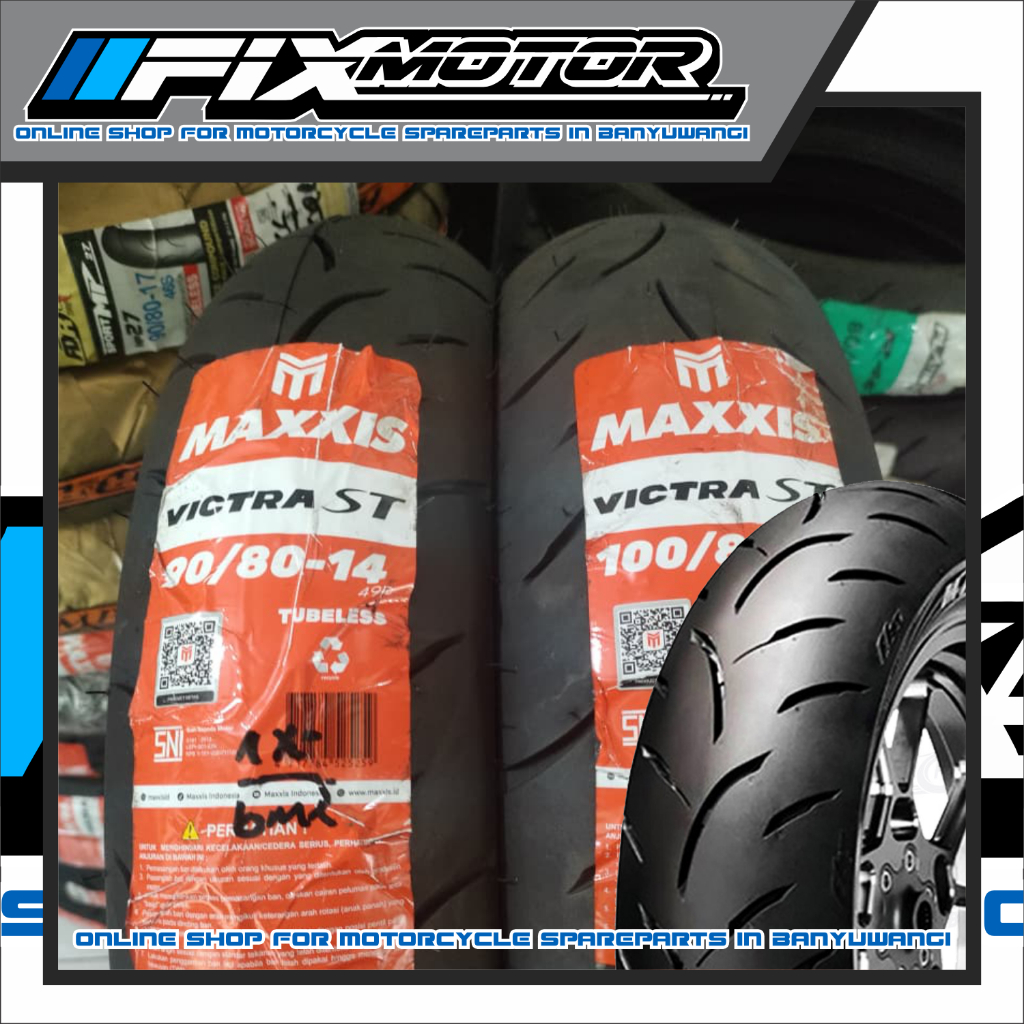 MAXXIS VICTRA MATIC!!! BAN MATIC 90/80-14 & 100/80-14