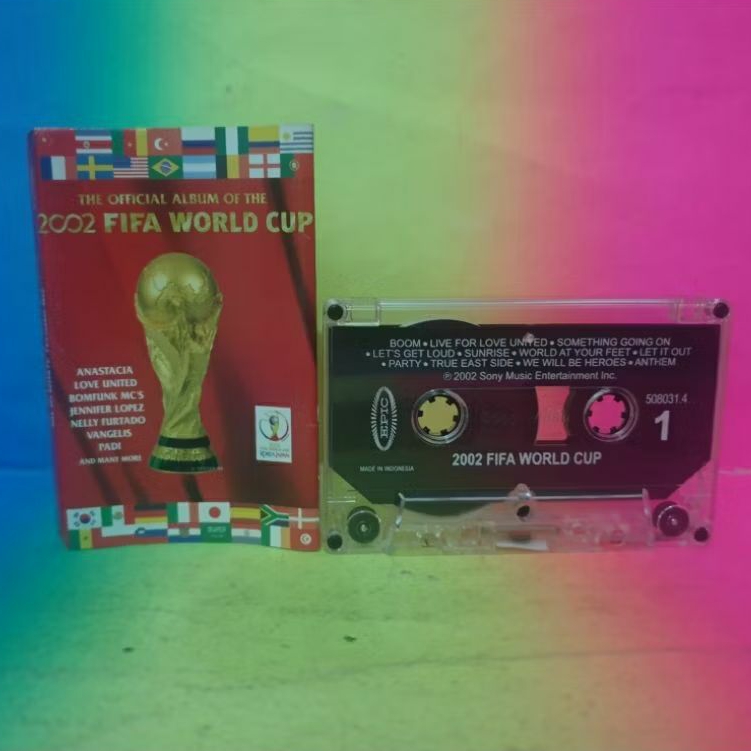 kaset FIFA WORLD CUP 2002 bagus MULUS padi MAXELL