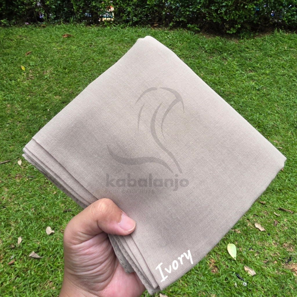 Senja - Hijab Segiempat Paris Premium Ivory