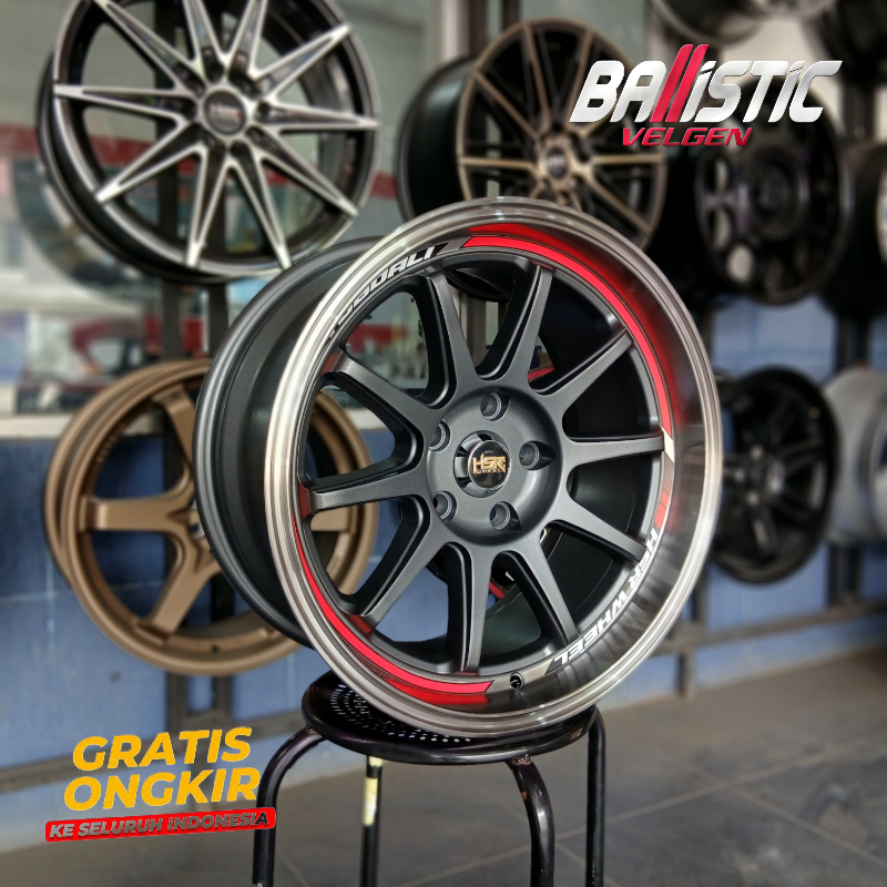 Velg Racing Mobil Innova Reborn Crv Terios Xpander Ring 17 Velg Modifikasi HSR TOBOALI
