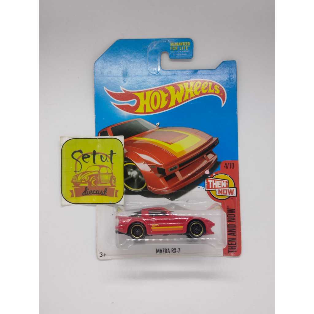 HOT WHEELS HOTWHEELS EXCLUSIVE MAZDA RX-7 EXCLUSIVE RECOLOR ORANGE