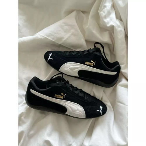 Sepatu Pria Wanita Speedcat OG Black White Original Sepatu Puma Casual