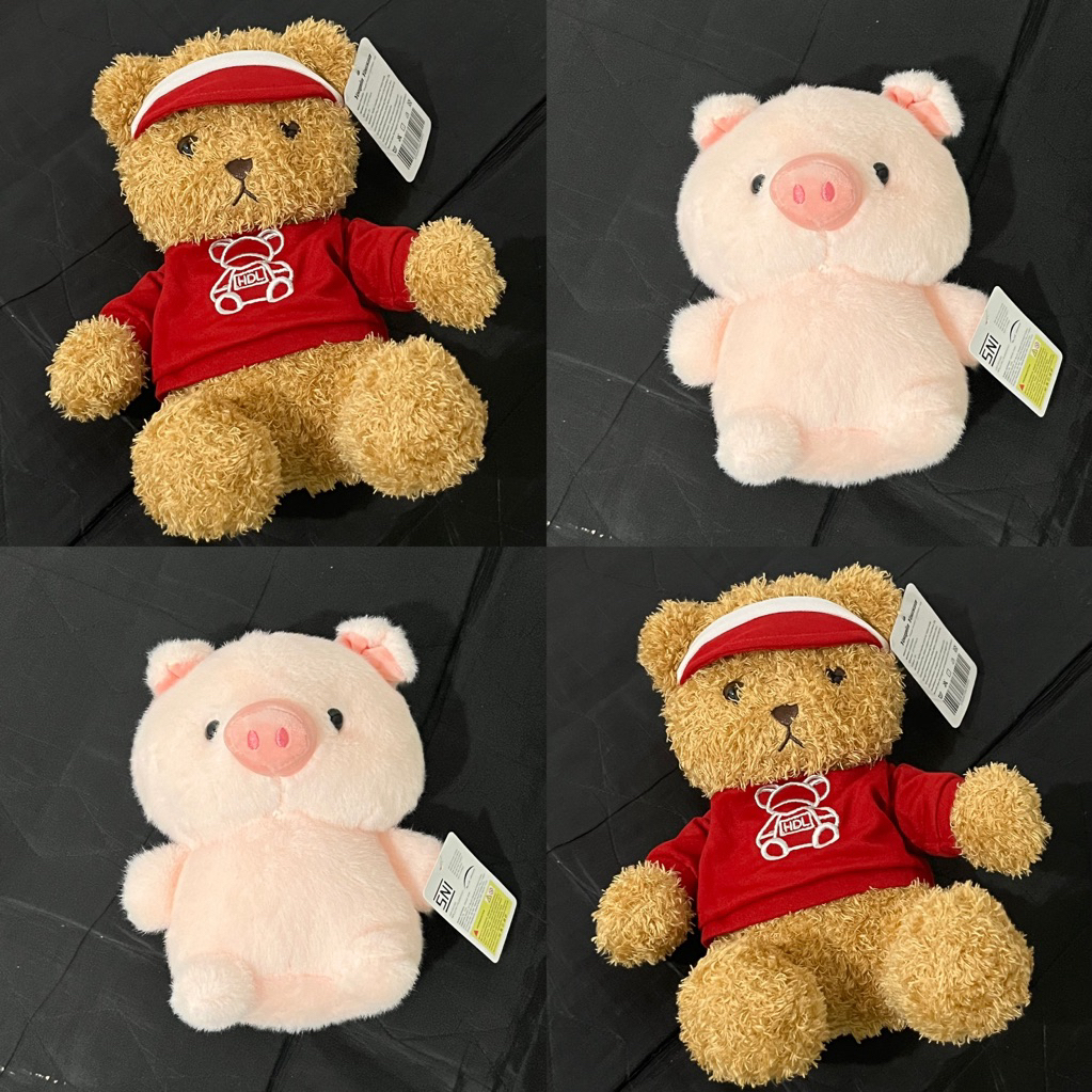 NEW KKV OHSOME FUNIFUN Boneka Capit Kado Anak Hadiah Boneka Premium Boneka Babi Boneka Teddy Bear Be