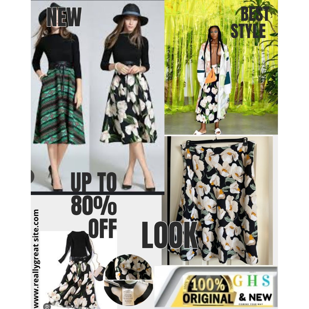 ROK bLINRN WANITA SKIRT ANN**TAYLOR BRANDED SISA EXPORT