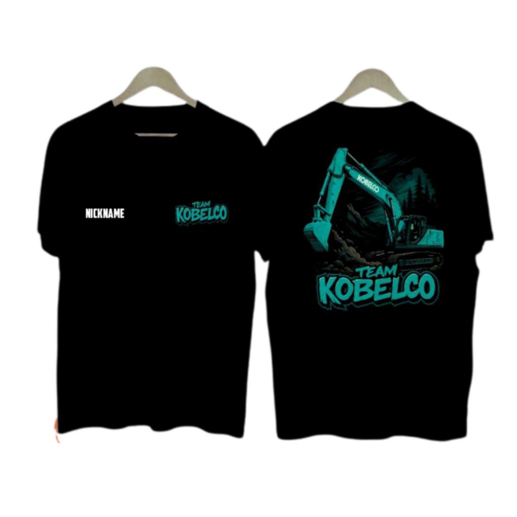 KAOS EXCAVATOR TEAM KOBELCO//TSHIRT NEW
