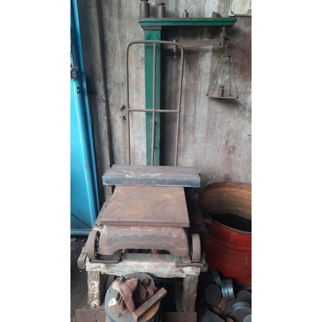 Besi plat kotak tebal 50mm 60mm x 500mm 1pcs