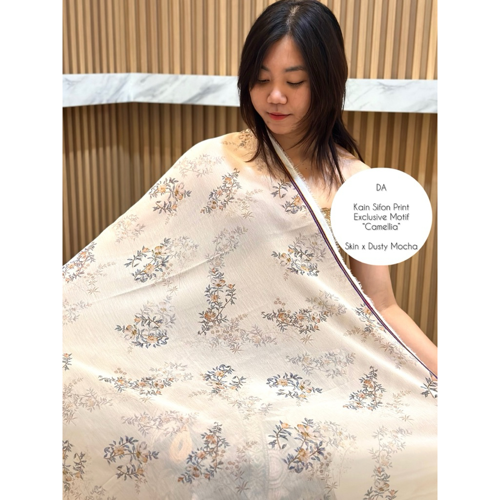 KAIN SIFON PRINT EXCLUSIVE MOTIF “CAMELLIA