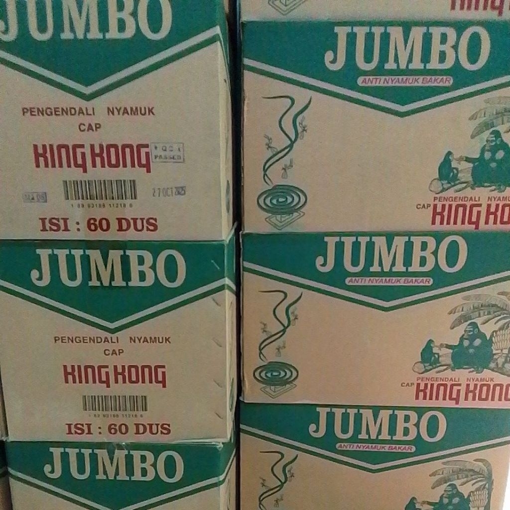 READY Obat Nyamuk Kingkong Jumbo 1Dus 60 Pcs