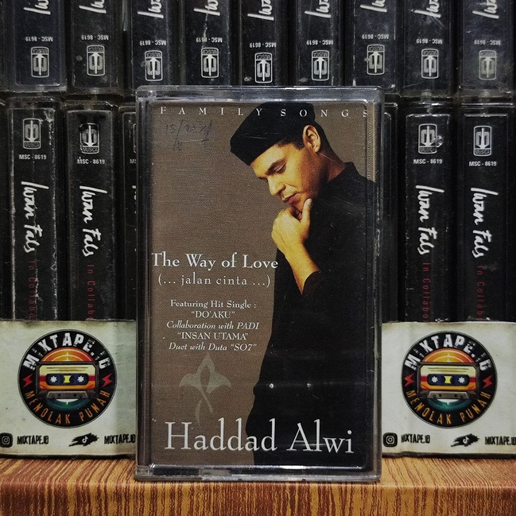 Kaset - Haddad Alwi - The Way Of Love (Jalan Cinta) - Kaset Pita - Radio Tape - Radio - Pemutar Kase