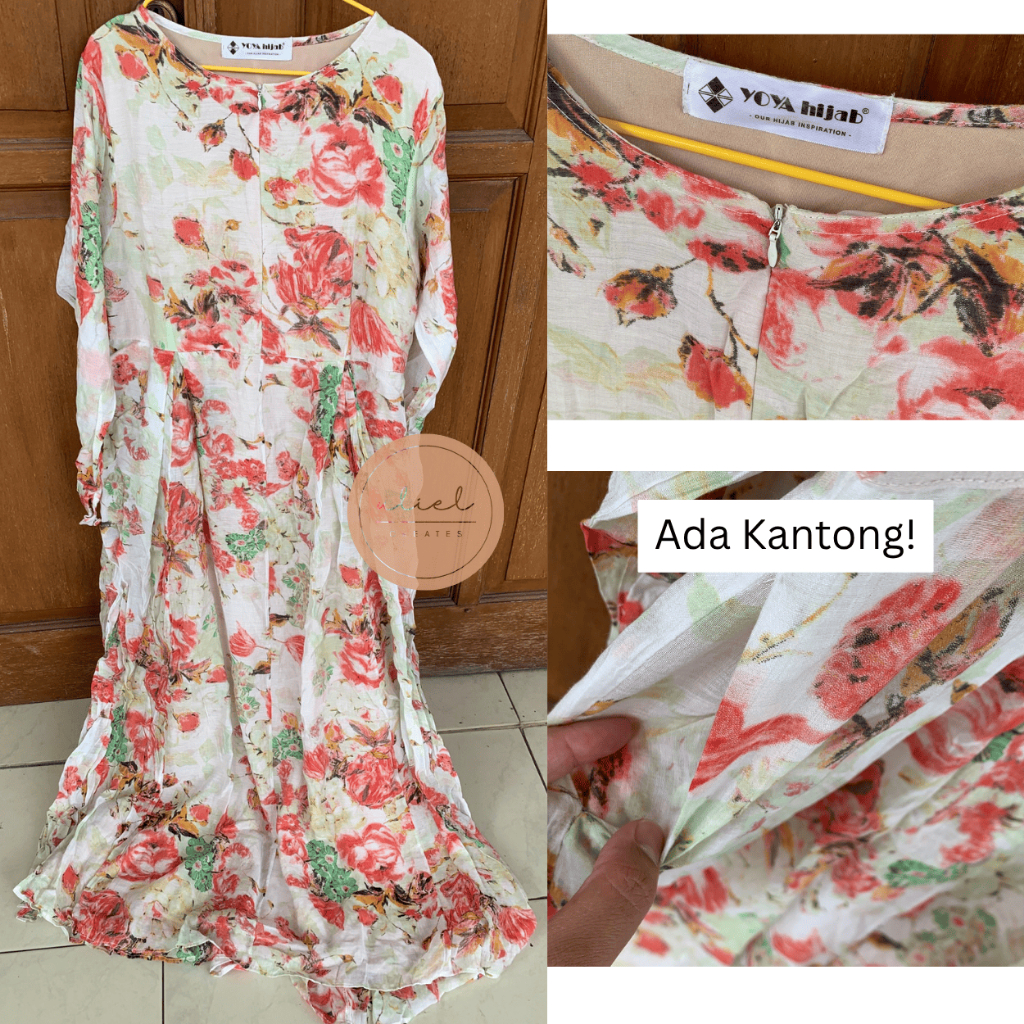 [PRELOVED] Gamis/Dress Floral