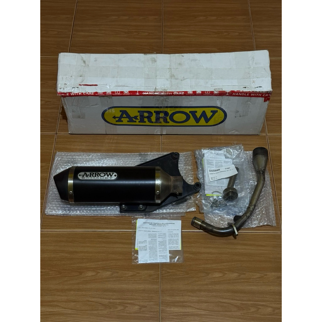 knalpot arrow vespa matic original