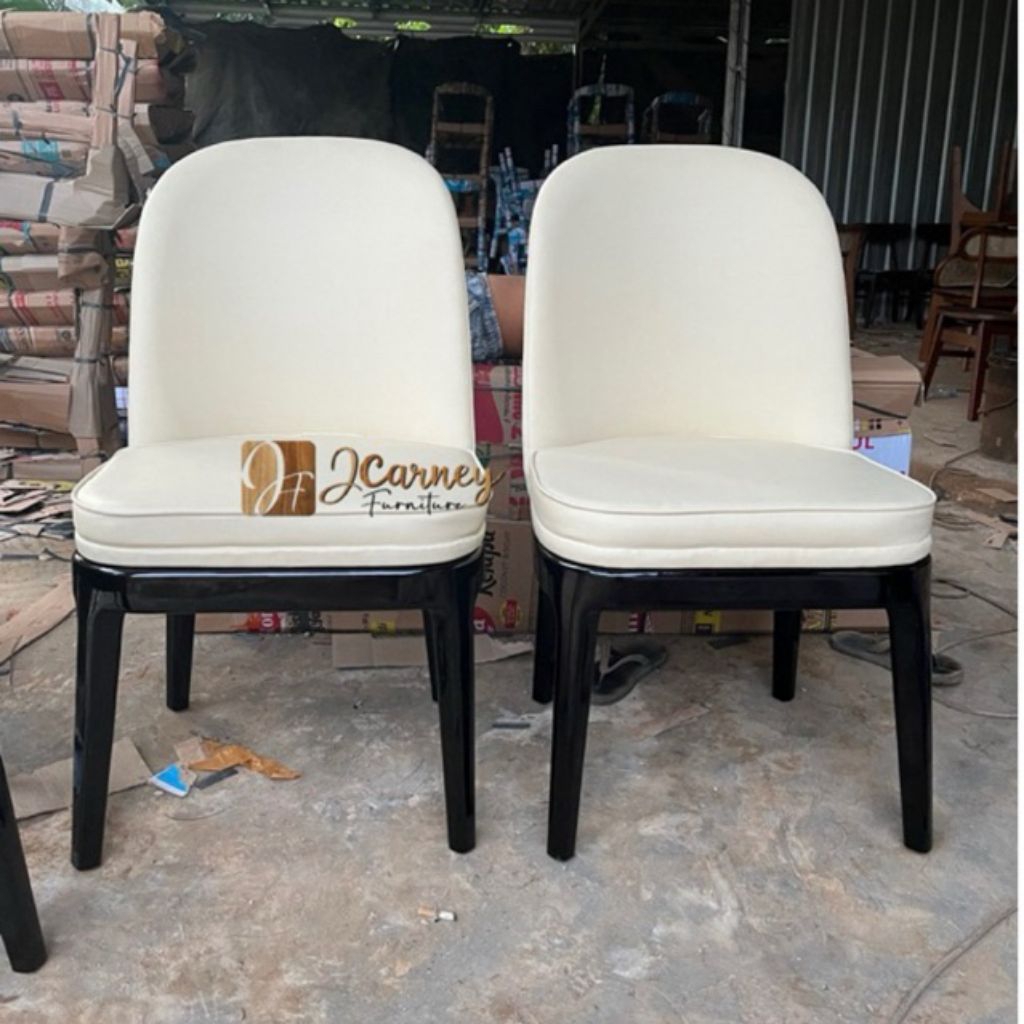 Kursi makan sofa minimalis jati jepara