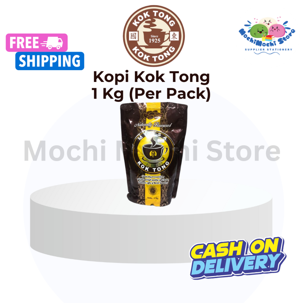 Kopi Kok Tong 1 Kg |  Bubuk Kopi Massa Kok Tong Pem Siantar Asli  Ukuran 1Kg | Bubuk Kopi Kok Tong 1