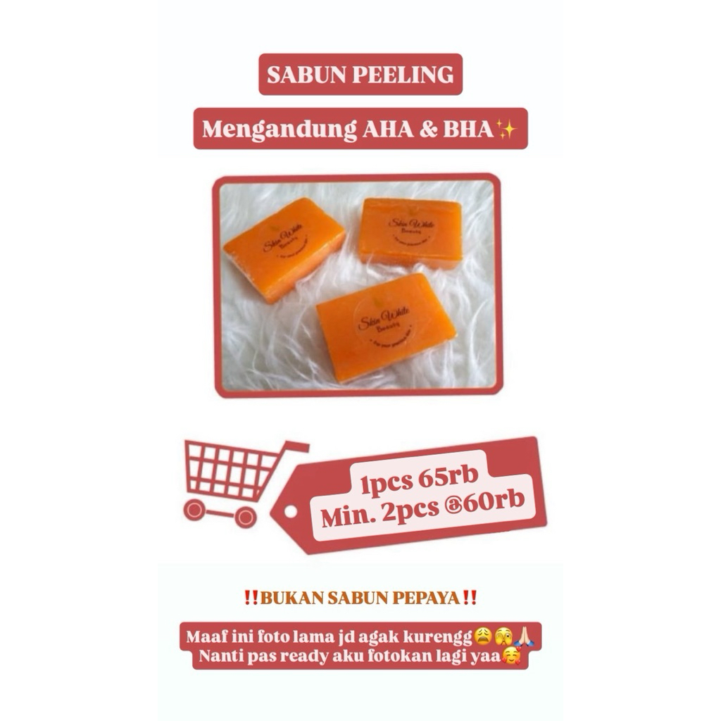 _GLOWUP.KUYY - SABUN PEELING - SABUN AHA BHA - BAR SOAP