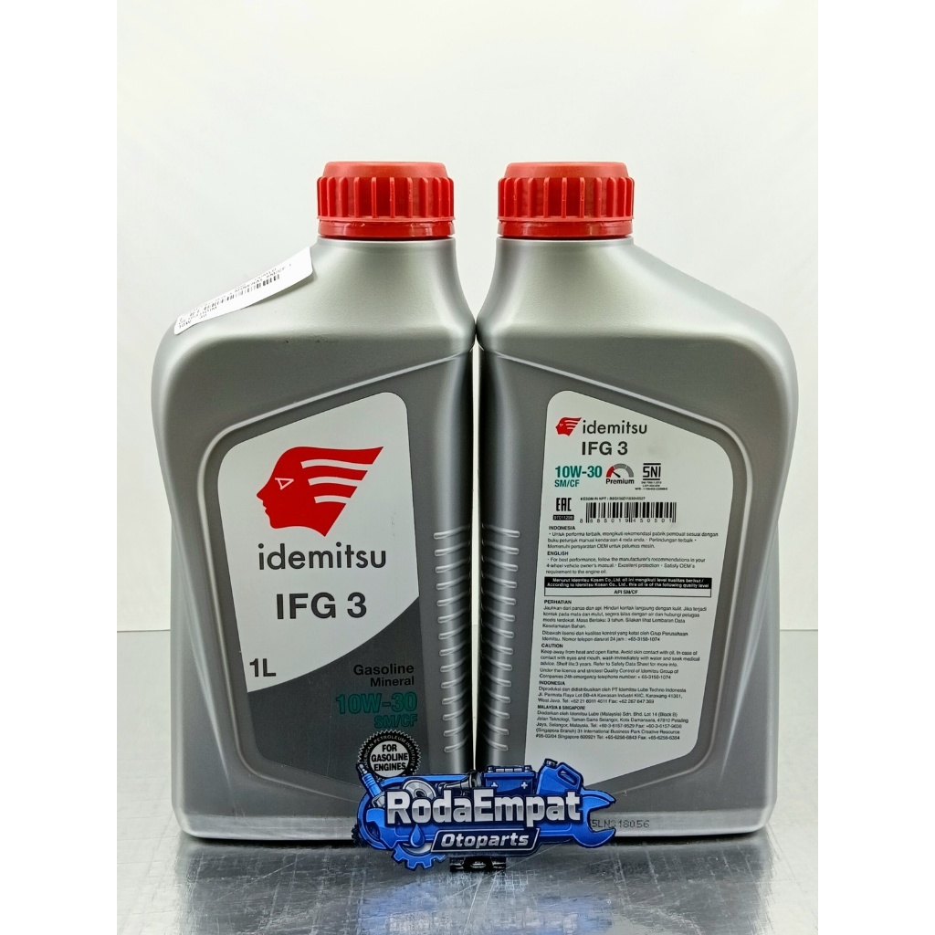IDEMITSU IFG3 1L 10W-30 SM/CF OLI MESIN MOBIL BENSIN / DIESEL