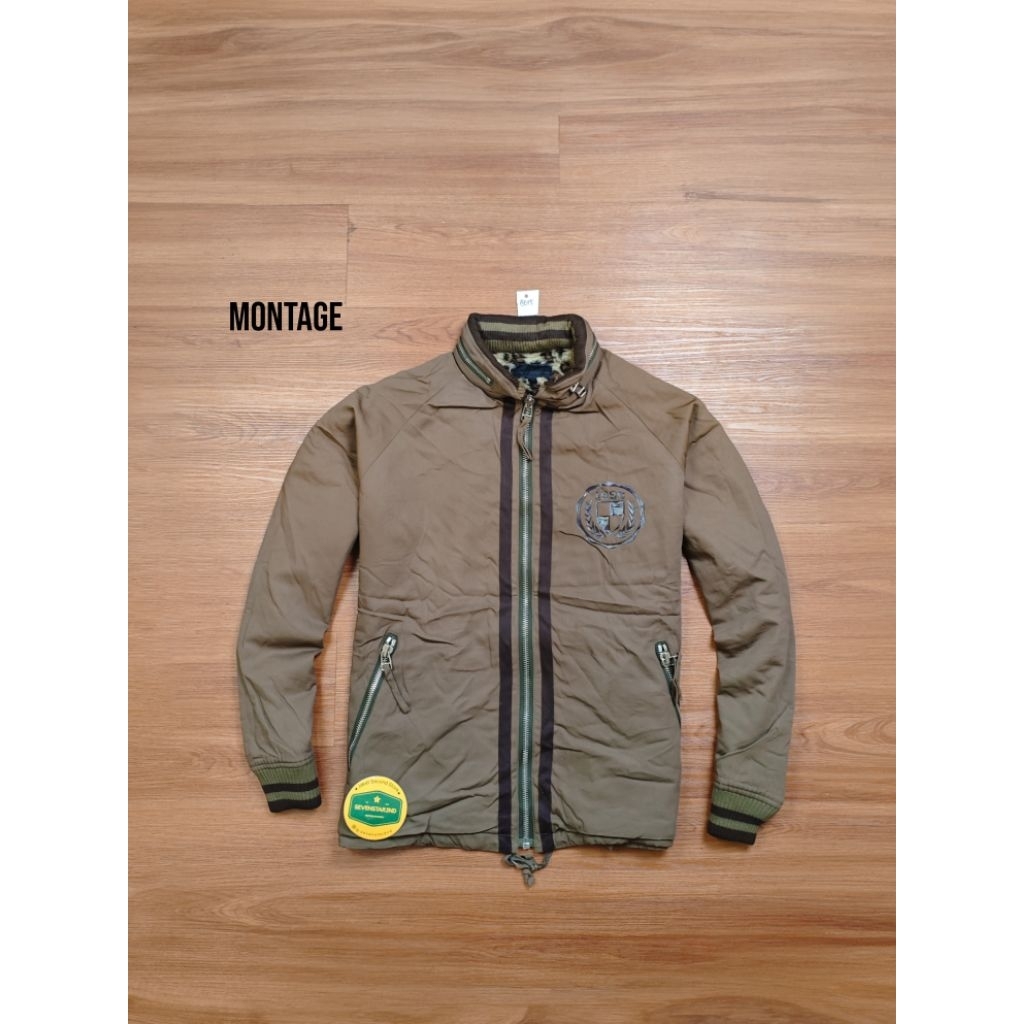 montage Casual sherpa hidden hoodie jacket