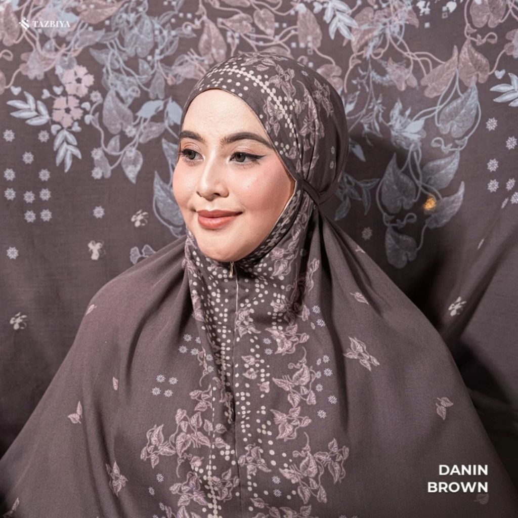 ORIGINAL 100% MUKENA TAZBIYA RAYON 2IN1 DANIN SERIES I Mukena Rayon Jumbo Dewasa