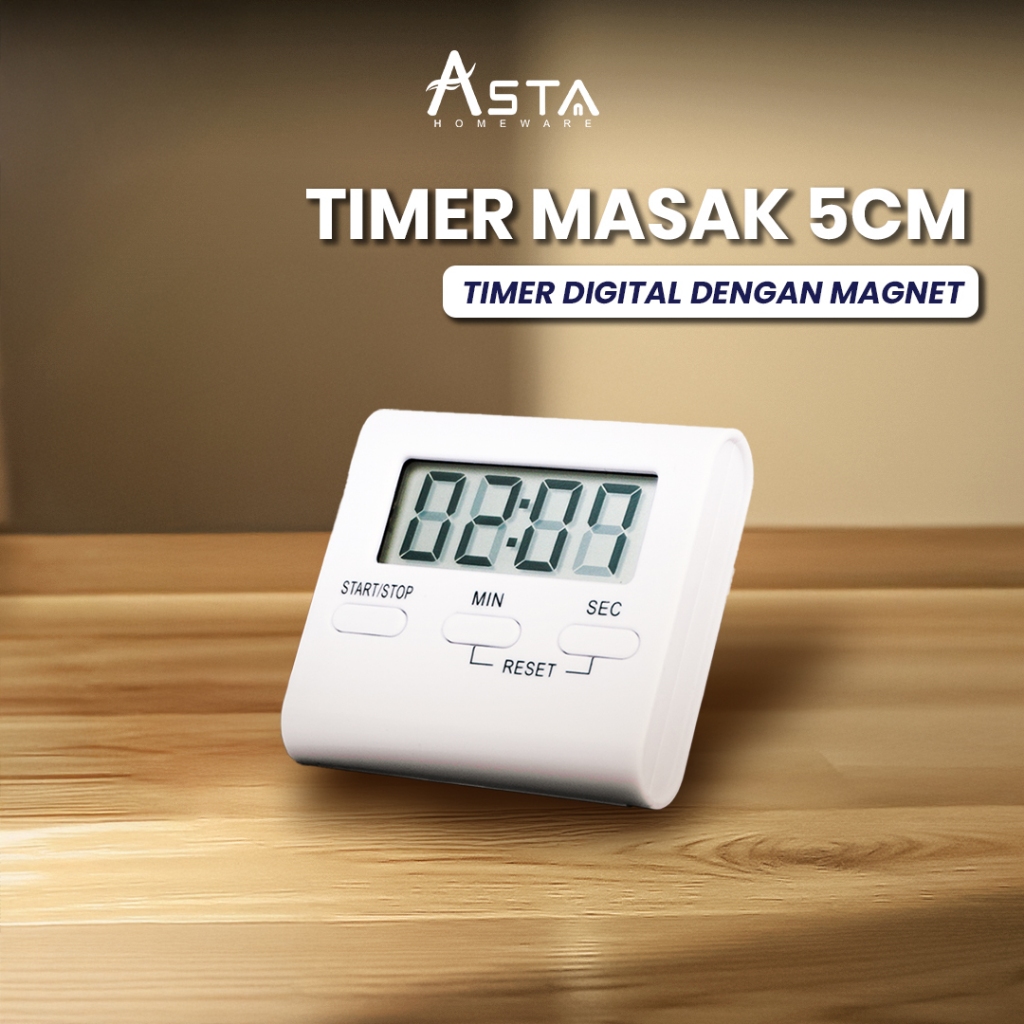 Timer Masak Digital - Kitchen Timer Magnet - Pengatur Waktu - Cooking Timer | Asta Homeware
