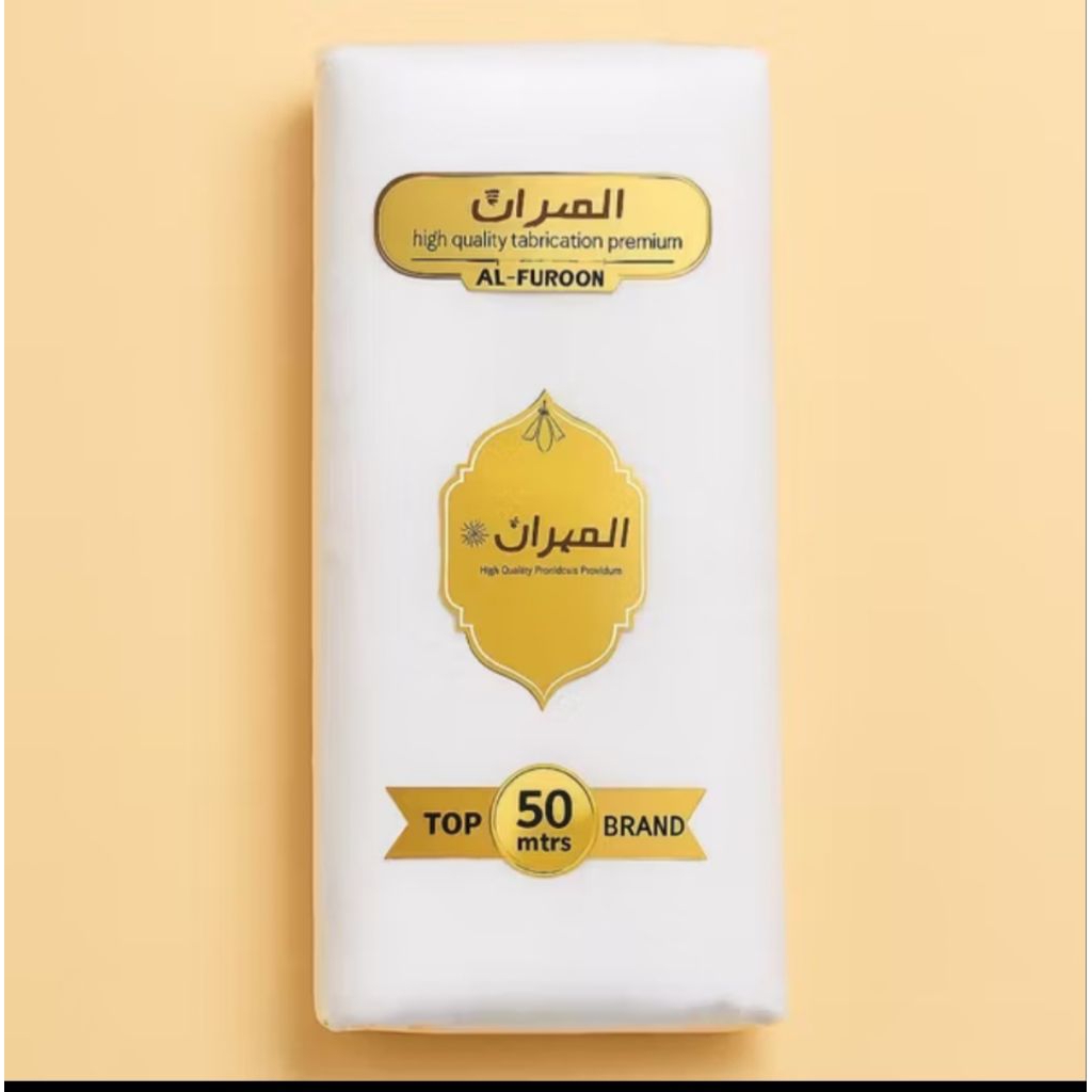 Kain Kafan Mori Lebar 90Cm Panjang 50 Meter Polyster Tc AL-FURQON