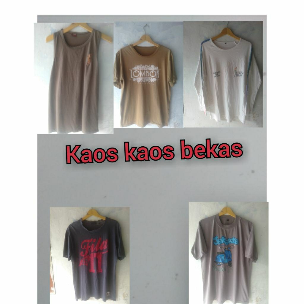 Kaos Kaos bekas